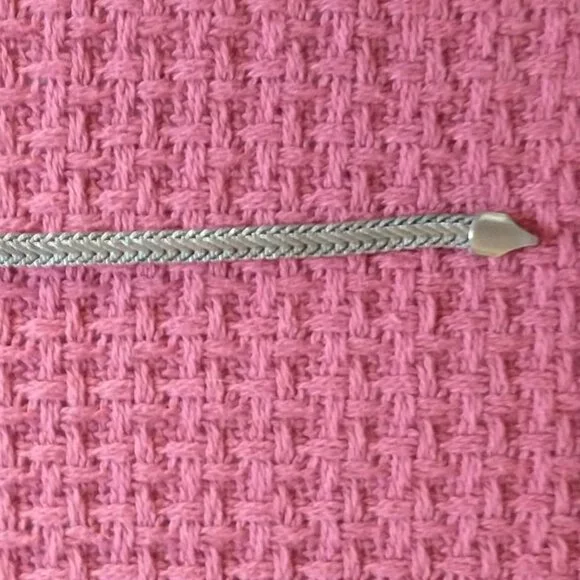 Sterling Silver Herringbone Link Bracelet - Picture 6 of 10